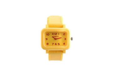 Image of Dakota Watches Fusion TV, Yellow Dial &amp; PVC Band 5374-4