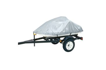 Image of Dallas Manufacturing Co. Polyester Personal Watercraft Cover B, Fits 3 Seater Model Up To 124"L x 49"W x 40"H - Silver 59965