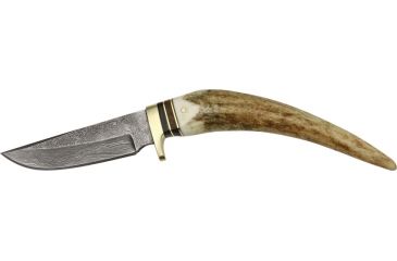 Image of Damascus Buck Spike Fixed Knife DM1026