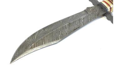 Image of Damascus Crown Stag Hunter Fixed Knife DM1042