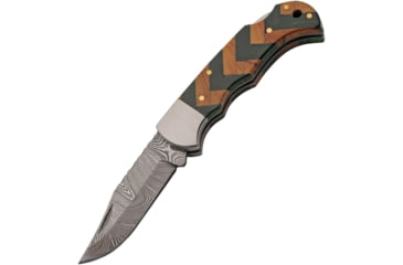 Image of Damascus Forge Lockback Green, DM1416GN
