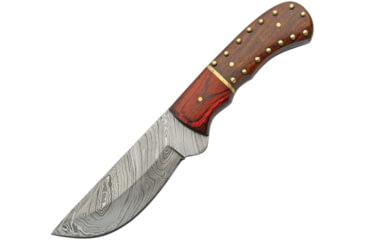Image of Damascus Studded Wood Skinner