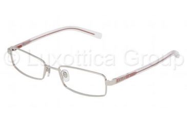 Image of D&amp;G Eyeglasses DD5055 with Lined Bifocal Rx Prescription Lenses, Select Frame Color / Lens Diameter Silver Frame / 52 mm Prescription Lenses