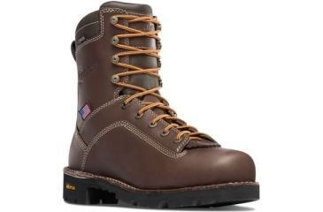 Image of Danner Quarry USA 8in Boots, Brown, 8.5EE, 17305-8-5EE