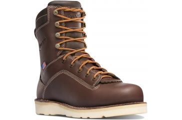 Image of Danner Quarry USA 8in Wedge Boots, Brown, 14D, 17327-14D