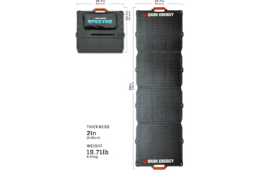 Image of Dark Energy Spectre Solar Panel - Folding, 200W