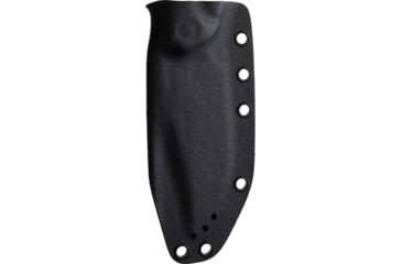 Image of Dark Pines WidowMaker 3.5 V2 Black Fixed Blade Knife, 8in Overall, 4in Black Stonewash CPM-3V Carbon Steel Clip Point Blade, Blue/Black Textured G10 Handle, Black Kydex Sheath, DPK003 BLACK BLUE G10