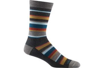 Image of Darn Tough Druid Crew Lightweight Socks - Mens, Charcoal, XX-Large, 6090-CHARCOAL-XXL-DARN