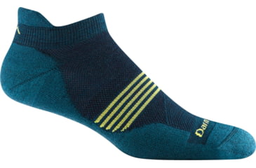 Image of Darn Tough Element No Show Tab Lightweight w/ Cushion Socks - Mens, Dark Teal, Extra Large, 1116-DARK-TEAL-XL-DARN