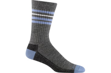 Image of Darn Tough Letterman Crew Lightweight Socks - Mens, Granite, Medium, 6069_GRANITE_M_DARN