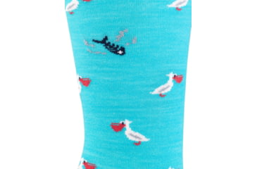 Image of Darn Tough Pelican Crew Lightweight with Cushion Shoes - Mens, Teal, X-Large, 6099-TEAL-XL-DARN