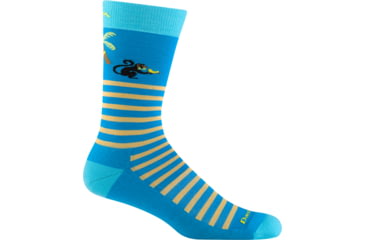 Image of Darn Tough Wild Life Crew Lightweight with Cushion Shoes - Mens, Ocean, X-Large, 6096-OCEAN-XL-DARN