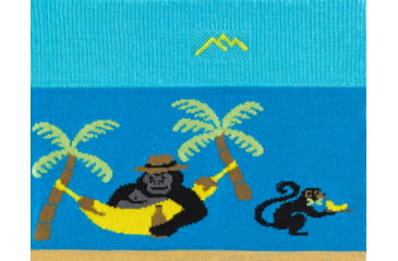 Image of Darn Tough Wild Life Crew Lightweight with Cushion Socks - Mens, Ocean, X-Large, 6096_OCEAN_XL_DARN