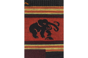 Image of Darn Tough Willoughby Micro Crew Lightweight w/ Cushion Hiking Socks - Mens, Lava, Medium, 5003-LAVA-M-DARN