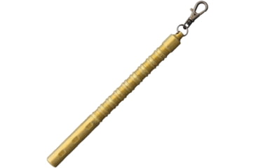 Image of Darrel Ralph Brass Kubotan, 4.63in Overall, Attachment Clip, Brass Construction, BRASS KUBATON