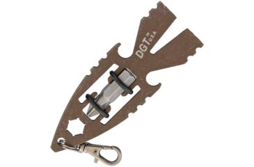 Image of Darrel Ralph DGT Aero Tool Battle Worn Fixed Blade Knife, Handle DR009BW