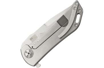 Image of Darrel Ralph Dominator Framelock Knife, 4.25in Closed, 3.25in Satin S35VN SS Drop Point Blade, Satin Titanium Handle, DOM FLAT BOWIE