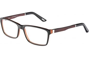 Image of Davidoff 91049 Bifocal Prescription Eyeglasses, Green Orange Frame, 91049-4022BI