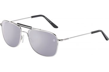 Image of Davidoff 97345 Sunglasses, Silver Frame, Grey Silver Mirror Lens, 97345-110