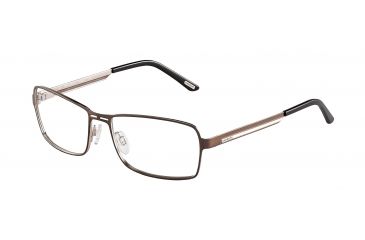 Image of Davidoff 95109 Bifocal Prescription Eyeglasses - Brown Frame and Clear Lens 95109-599BI