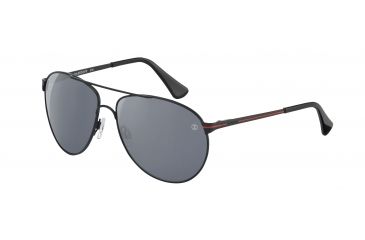 Image of Davidoff No. 97330 Sunglasses - Black Frame and Grey Silver Lens 97330-592