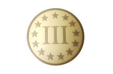 Image of DDT Rubber Morale Patch, III Percent Tan, Tan DDT50158