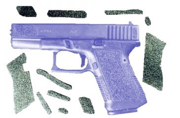 Image of Decal Grip Enhancer For Fits Glock 19 w/Finger Grooves G19FG