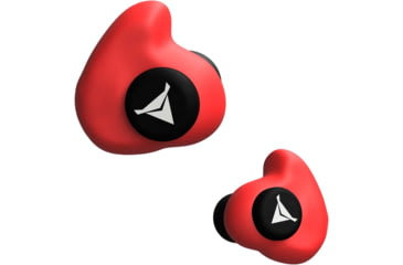 Image of USED Decibullz Custom Molded Earplugs, Red, Standard, PLG1-RED, EDEMO2