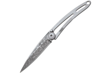 Image of Deejo Naked 15g Linerlock Nouveau Folding Knife, 2in Satin Z40C13 SS Blade, Satin SS, 7CN014