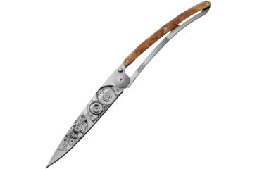 Image of Deejo Tattoo 37g Juniper Watch Folding Knife, Juniper Watch Movement Tatoo DEE1CB035
