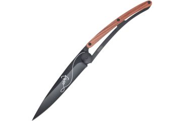 Image of Deejo Tattoo 37g Rosewood Anchor Folding Knife, Rosewood Anchor Tattoo DEE1GB119