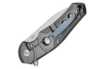 Image of Defcon 3329 Framelock Folding Knife, 3in Satin D2 Tool Steel Blade, Gray Titanium Handle, Pocket Clip, TF3329