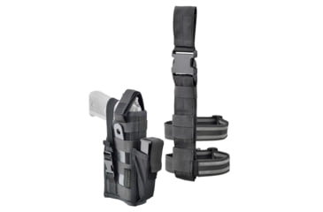 Image of Defcon 5 Ambidextrous Leg Pistol Holster, Black, D5-GS08 B