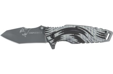 Image of Defcon 5 Charlie Tactical Folding Knife, 3.14in, SS 8Cr13MOV, SS Blade w/ Ti Coating, G10 Handle, Two-Tone, D5-K003