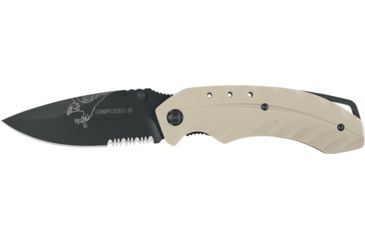Image of Defcon 5 Foxtrot Tactical Folding Knife, 3.34in, SS 8Cr13MOV, SS PTFE Coated Blade, GFN Handle, Tan, D5-K007