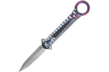 Image of Defcon Archangel Framelock Folding Knife, Flame anodized titanium handle, TF 9312-1