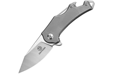 Image of Defcon Rhino Framelock Folding Knife, Gray titanium handle, TF 9315