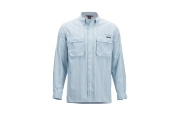 Image of Demo, ExOfficio Air Strip Ombre Long Sleeve - Mens, Breeze, Medium, 1001-3232-Breeze-M