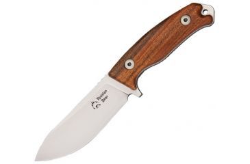 Image of Dendra Russian Bear Fixed Blade Knife, rown Santos wood handle DNF2SWST