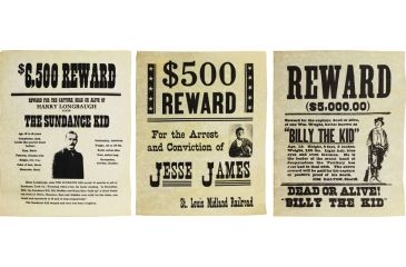 Image of Denix Wanted Posters DX089