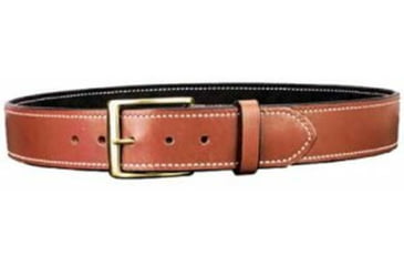 Image of DeSantis 1 3/4in. Plain Lined Leather Belt, Lined, Tan, 28, B09TP28Z0