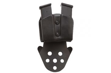 Image of DeSantis Ambidextrous - Black - Double Magazine Pouch w/ Paddle A1PBJJJZ0