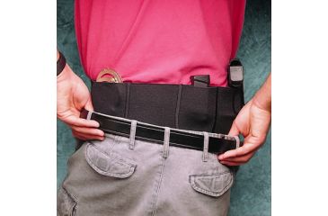 Image of DeSantis Ambidextrous - Black - Medium - Size 30-34 - Elastic Belly Band 060BJG2Z0