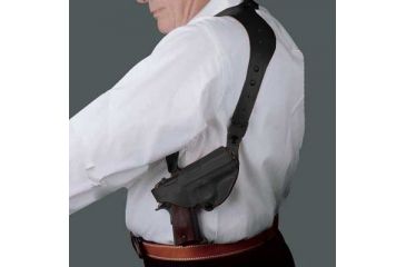 Image of Desantis C.E.O. Shoulder Rig for Springfield XDM 40cal 3.8in, Left Hand, Black 11ZBB88Z0