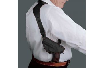 Image of Desantis C.E.O. Shoulder Rig for Springfield XDM 40cal 3.8, Right Hand, Black 11ZBA88Z0