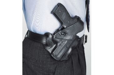 Image of DeSantis F.D.O Holster - Left, Black w/ Lock Hole 31LBBC7Z0 - SIG P229