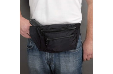 Image of DeSantis Gunny Sack Belt Nylon Holster, Colt Government Model 45, 1911 , Springfield TRP Operator 45, Ambidextrous, Nylon, Black, R60BJ85Z0