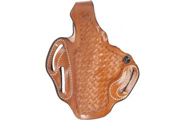 Image of DeSantis Left Hand Thumb Break Scabbard, Tan Basketweave - FN Herstal FNP-45 4.5in 001TF31Z0