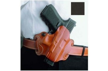 Image of DeSantis Mini Slide Holster - Right, Black 086BA83Z0 - S&amp;W 59 SERIES, 69 SERIES, 59-46, 69-46, 40-13TSW, 39-53TSW, 39-13TSW, 39-14DAO