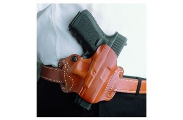 Image of DeSantis Mini Slide Holster - Right, Black 086BA86Z0 - BERETTA 92F, 96D CENTURION, ELITE, BRIGADIER, 92FS &amp; 96 VERTEC